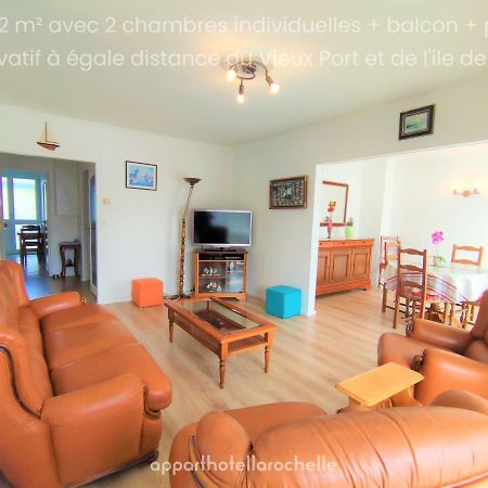 Appartement T3 Lumineux Et Tout Confort De 72 M2 Avec Parking Privatif ลาโรแชล ภายนอก รูปภาพ